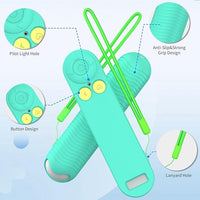 Silicone Shockproof Remote Case for Playground System with Lanyard (Green)