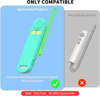 Silicone Shockproof Remote Case for Playground System with Lanyard (Green)