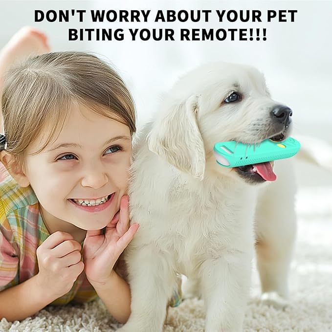 Silicone Shockproof Remote Case for Playground System with Lanyard (Green)